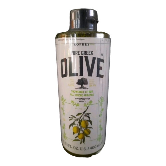 New - KORRES PURE GREEK SHOWER GEL CITRUS 13.53 FL.OZ/400ml Sealed - Picture 1 of 2